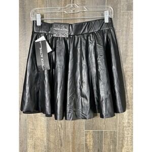 Dyce Active Faux Leather Skirt‎ Black Size M New with Tags